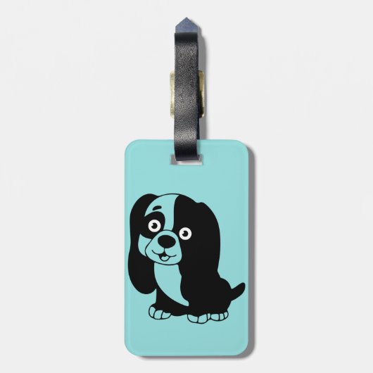 Puppy Bagagelabel (Achterkant verticaal)