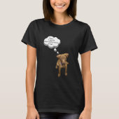 Puppy Begging voor T-shirt met snacks (Voorkant)