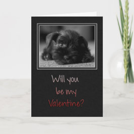 Puppy ben mijn Valentijn Feestdagen Kaart