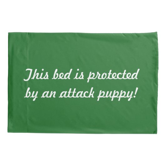 Puppy beschermd kussensloop (Achterkant)