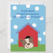 Puppy Birthday Kaart (Achterkant)