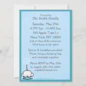 Puppy Birthday Party Beagle Boy Off-Leash Art™ Kaart (Achterkant)