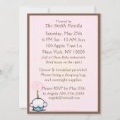 Puppy Birthday Party Beagle Girl off-Leash Art™ Kaart (Achterkant)