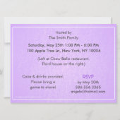 Puppy Birthday Party Pug Cake Girl Off-Leash Art™ Kaart (Achterkant)