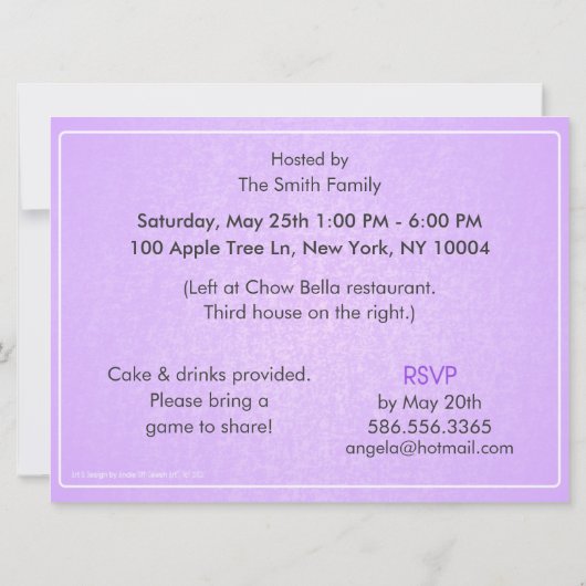 Puppy Birthday Party Pug Cake Girl Off-Leash Art™ Kaart (Achterkant)