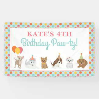 Puppy Birthday Party Spandoek