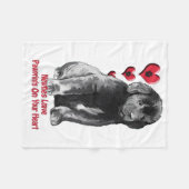 Puppy Blanket verfrissen Fleece Deken (Voorkant (Horizontaal))