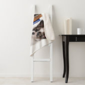 PUPPY BOOKENDS SHERPA DEKEN (In situ)