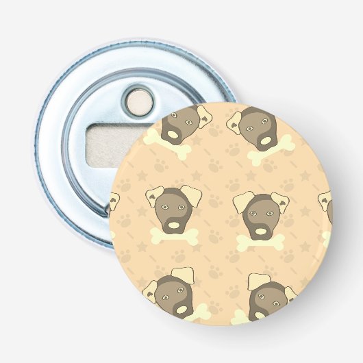 Puppy, bot, zoet button flesopener (Voorkant)