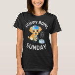 Puppy Bowl Sunday Funny Football T-shirt<br><div class="desc">Puppy Bowl Sunday Funny Football</div>