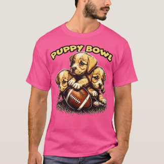 Puppy Bowl Sunday Funny Puppies Puppybowl Dog Fan T-shirt