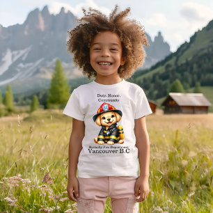 Puppy brandweerman klaar voor actie! t-shirt