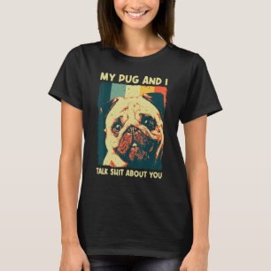 Puppy Breed Pug voor mannen T-shirt