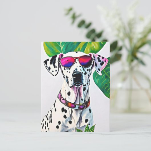 puppy briefkaart (Staand voorkant)