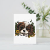 Puppy Briefkaart (Staand voorkant)