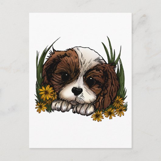 Puppy Briefkaart (Voorkant)