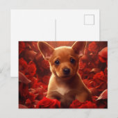 Puppy Briefkaart (Voorkant / Achterkant)
