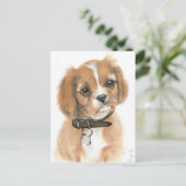 Puppy Briefkaart (Staand voorkant)