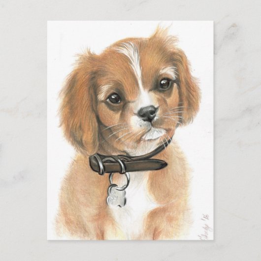 Puppy Briefkaart (Voorkant)
