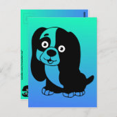 Puppy Briefkaart (Voorkant / Achterkant)