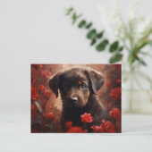 Puppy Briefkaart (Staand voorkant)