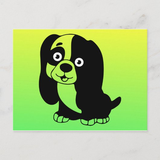 Puppy Briefkaart (Voorkant)