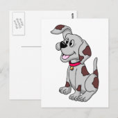 Puppy Briefkaart (Voorkant / Achterkant)