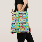 Puppy Bubble Bath Patterns Bag Tote Bag (Dichtbij)