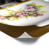 Puppy bull terrier Cute Pit in een Poster Teacup (Hoek)