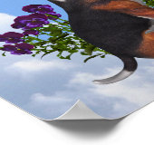 Puppy Butterflies Kinder Room Persoonlijk Poster (Hoek)