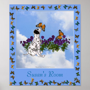 Puppy Butterflies schendt de Kinder Zaal Gepersona Poster