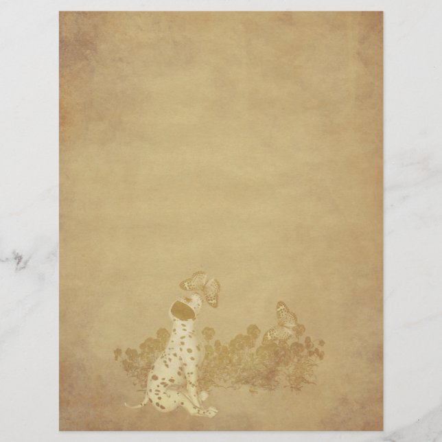 Puppy Butterflies Scrapbook, Dalmatian Papa (Voorkant)