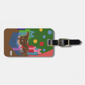 Puppy Cadeau Bagagelabel (Voorkant horizontaal)