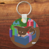 Puppy Cadeau Sleutelhanger (Voorkant)