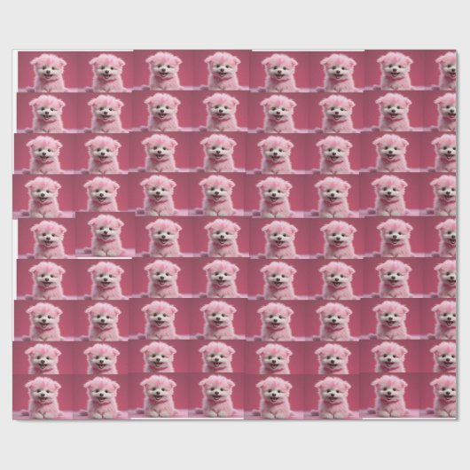 puppy cadeaupapier (Vlak)