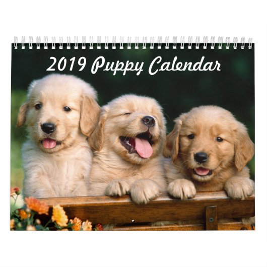 Puppy Calendar 2019 Kalender (Hoes)