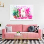 Puppy Canvas Afdruk (Insitu (Woonkamer))