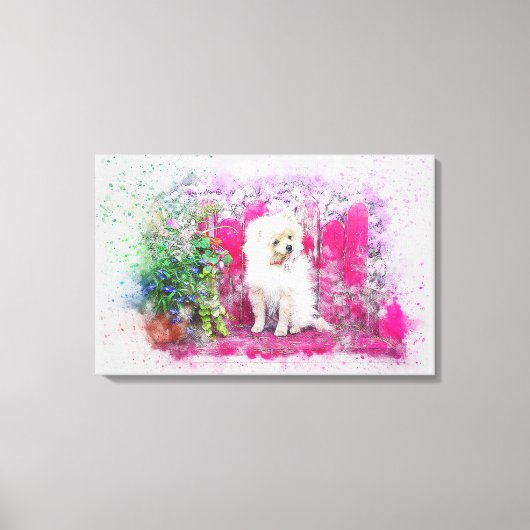 Puppy Canvas Afdruk (Voorkant)