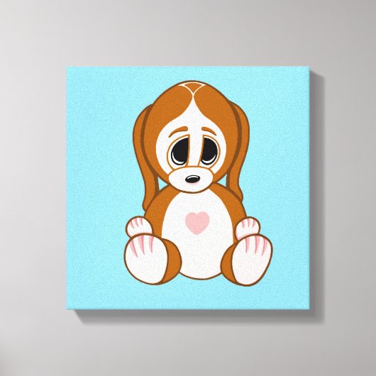 Puppy Canvas Afdruk (Voorkant)