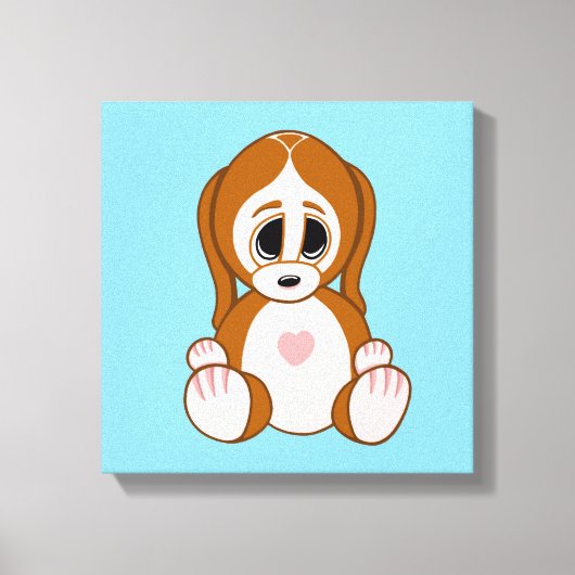 Puppy Canvas Afdruk (Voorkant)