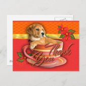 puppy card briefkaart (Voorkant / Achterkant)