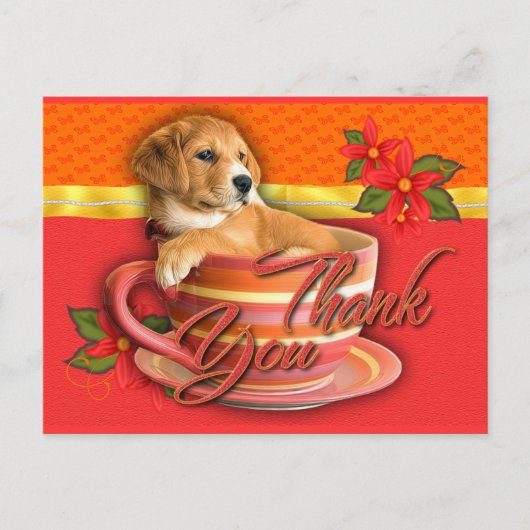 puppy card briefkaart (Voorkant)