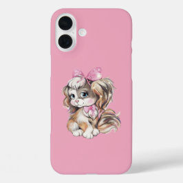 Puppy iPhone 16 Plus Hoesje