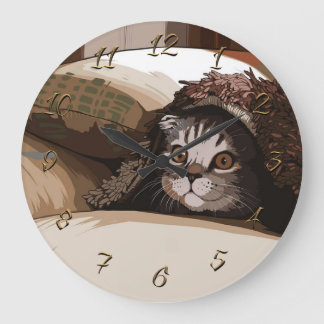 Puppy cat grote klok