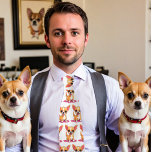 Puppy Charm -  Chihuahua Stropdas<br><div class="desc">Voeg een scheutje heerlijke charme toe aan je garderobe met het Puppy Charm stropdas! Met een scala aan vrolijke Chihuahua-puppies, is dit stropdas ideaal voor hondenliefhebbers en degenen die plezier in hun formele kleding willen brengen. Of u nu het charmante originele ontwerp houdt of het aanpast met het afbeelding van...</div>