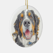 Puppy Christmas Gift  Keramisch Ornament (Rechts)