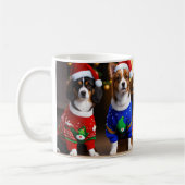 Puppy Christmas Gifts Coffee Mok Vakantie (Links)