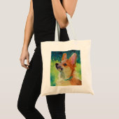 Puppy Corgi Canvas tas (Voorkant (product))