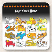 Puppy Cork Onderzetter (Voorkant)