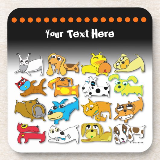 Puppy Cork Onderzetter (Voorkant)